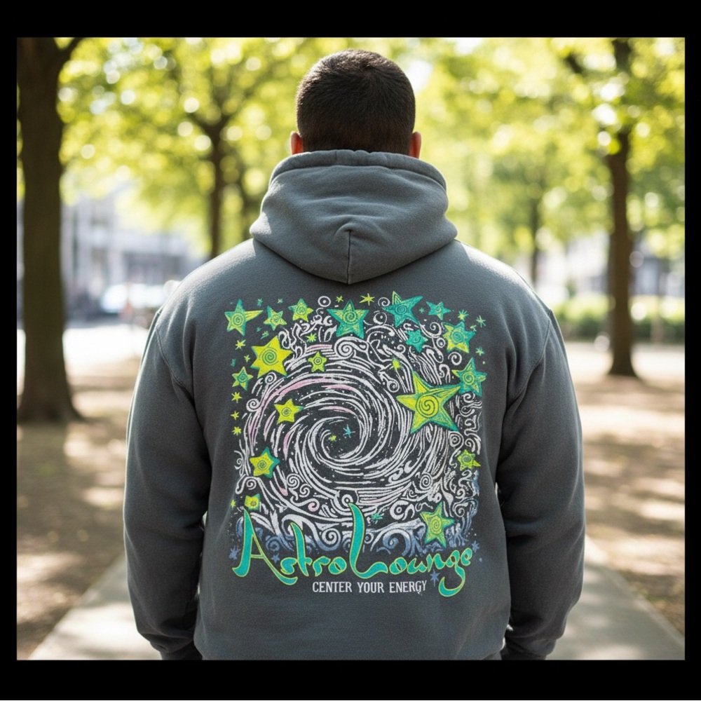 Urban Outfitters Gray Graphic Hoodie